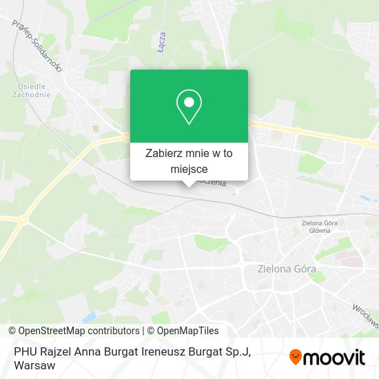 Mapa PHU Rajzel Anna Burgat Ireneusz Burgat Sp.J