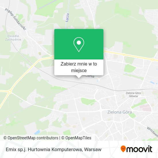 Mapa Emix sp.j. Hurtownia Komputerowa