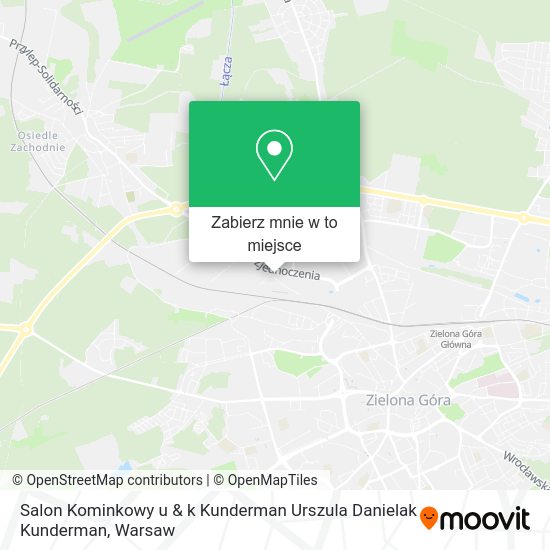 Mapa Salon Kominkowy u & k Kunderman Urszula Danielak Kunderman