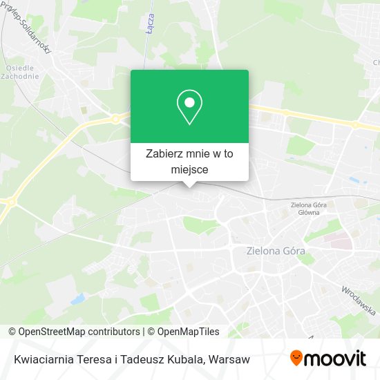 Mapa Kwiaciarnia Teresa i Tadeusz Kubala