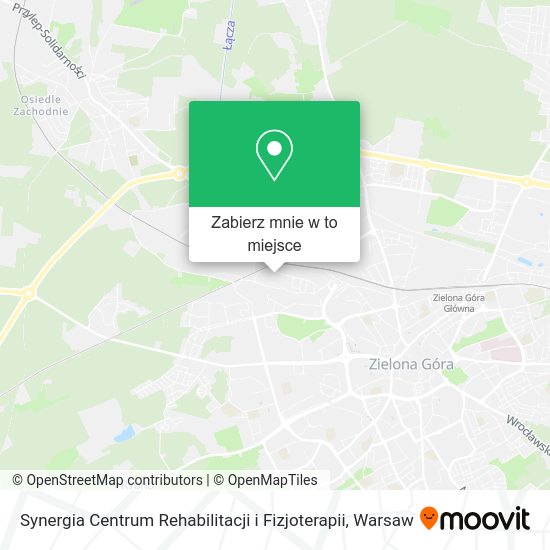 Mapa Synergia Centrum Rehabilitacji i Fizjoterapii