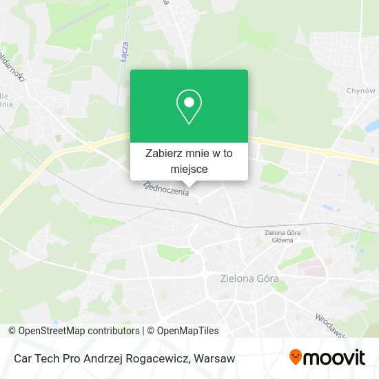 Mapa Car Tech Pro Andrzej Rogacewicz