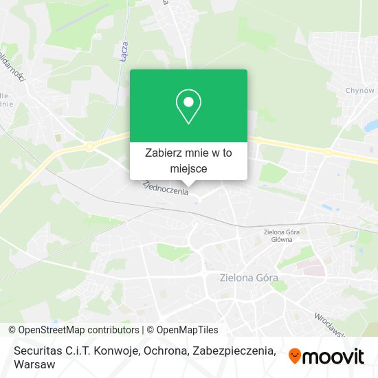 Mapa Securitas C.i.T. Konwoje, Ochrona, Zabezpieczenia