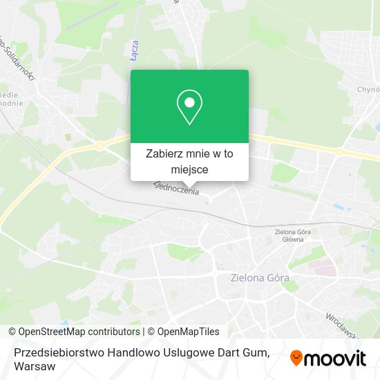 Mapa Przedsiebiorstwo Handlowo Uslugowe Dart Gum