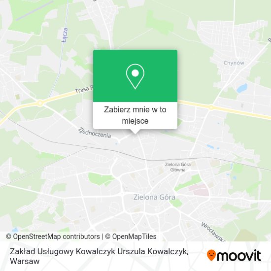 Mapa Zakład Usługowy Kowalczyk Urszula Kowalczyk