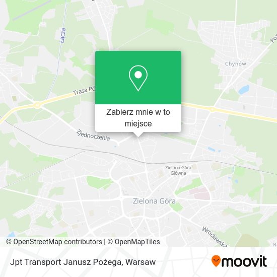 Mapa Jpt Transport Janusz Pożega