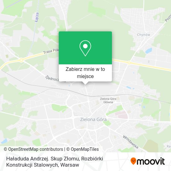 Mapa Haładuda Andrzej. Skup Złomu, Rozbiórki Konstrukcji Stalowych