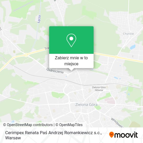 Mapa Cerimpex Renata Paś Andrzej Romankiewicz s.c.