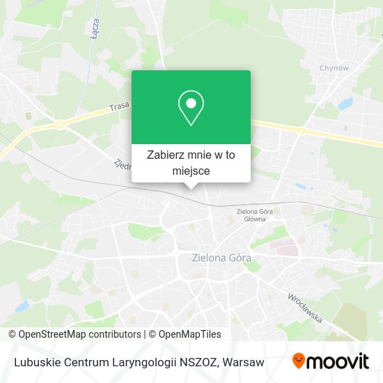 Mapa Lubuskie Centrum Laryngologii NSZOZ