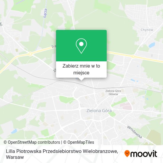 Mapa Lilla Piotrowska Przedsiebiorstwo Wielobranzowe