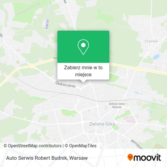 Mapa Auto Serwis Robert Budnik