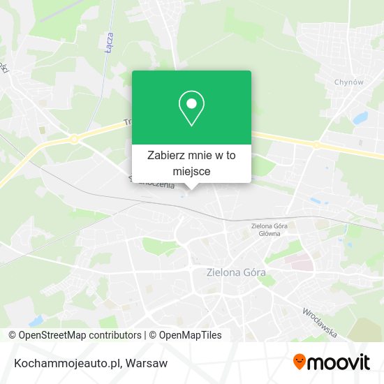 Mapa Kochammojeauto.pl