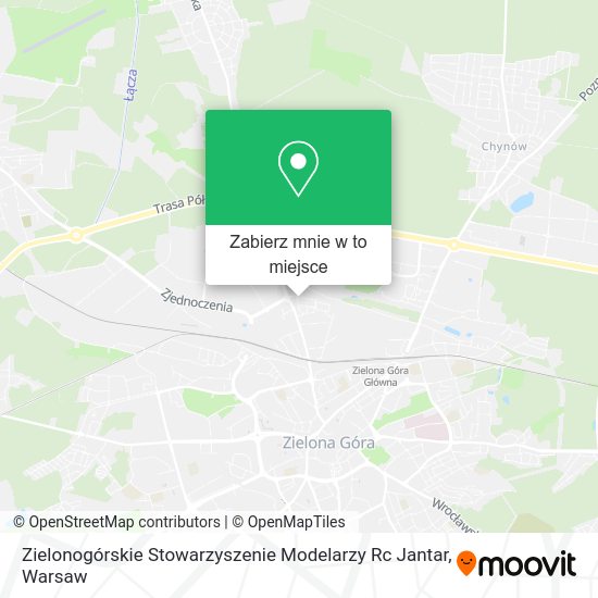 Mapa Zielonogórskie Stowarzyszenie Modelarzy Rc Jantar