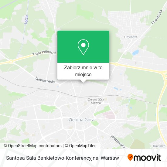 Mapa Santosa Sala Bankietowo-Konferencyjna