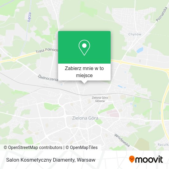 Mapa Salon Kosmetyczny Diamenty