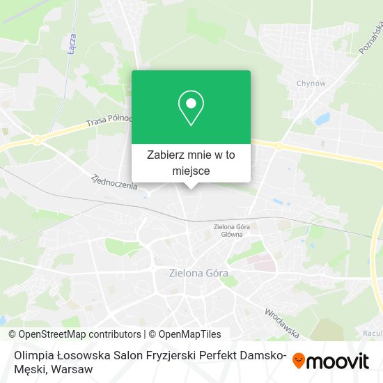 Mapa Olimpia Łosowska Salon Fryzjerski Perfekt Damsko-Męski