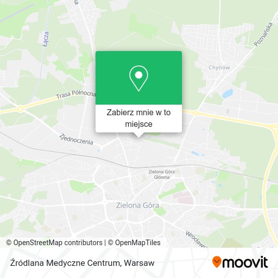 Mapa Źródlana Medyczne Centrum