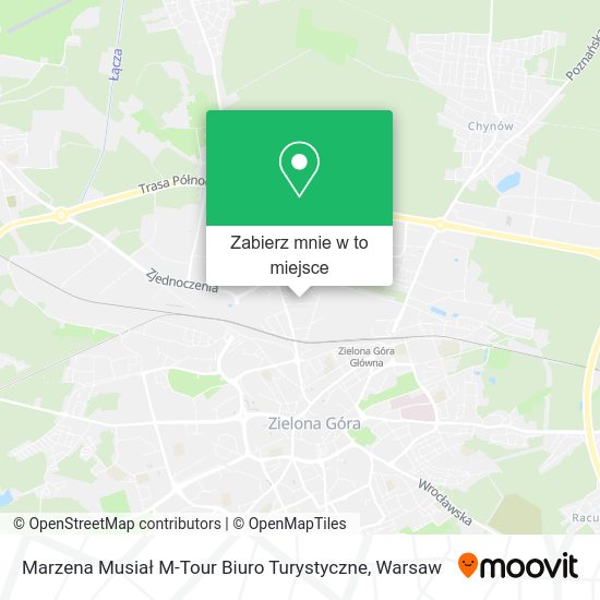 Mapa Marzena Musiał M-Tour Biuro Turystyczne