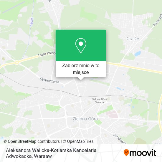 Mapa Aleksandra Walicka-Kotlarska Kancelaria Adwokacka