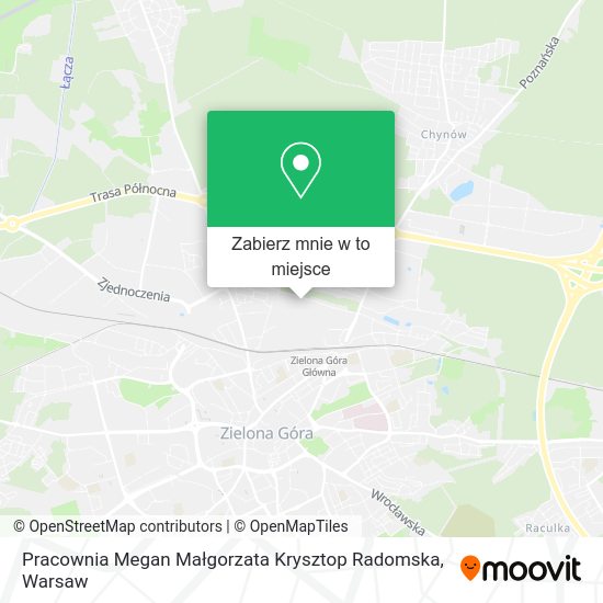 Mapa Pracownia Megan Małgorzata Krysztop Radomska