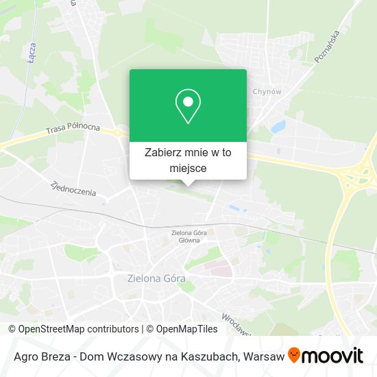 Mapa Agro Breza - Dom Wczasowy na Kaszubach