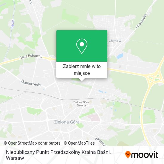 Mapa Niepubliczny Punkt Przedszkolny Kraina Baśni