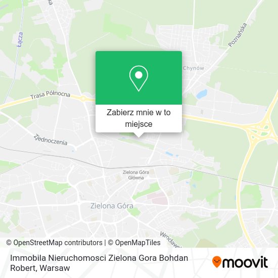 Mapa Immobila Nieruchomosci Zielona Gora Bohdan Robert