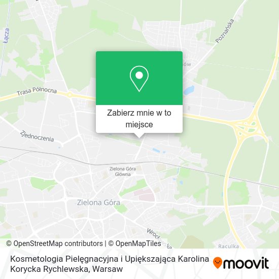 Mapa Kosmetologia Pielęgnacyjna i Upiększająca Karolina Korycka Rychlewska