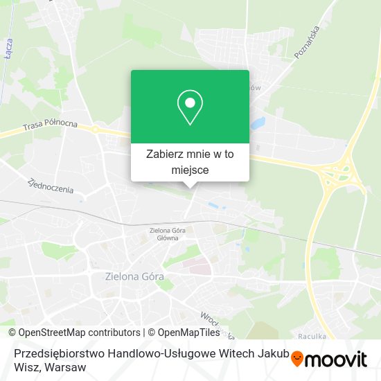 Mapa Przedsiębiorstwo Handlowo-Usługowe Witech Jakub Wisz