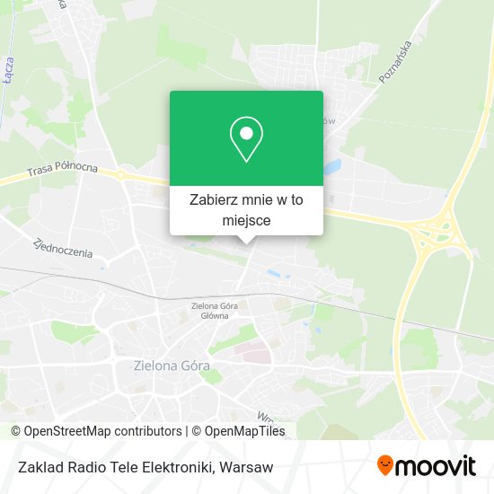 Mapa Zaklad Radio Tele Elektroniki