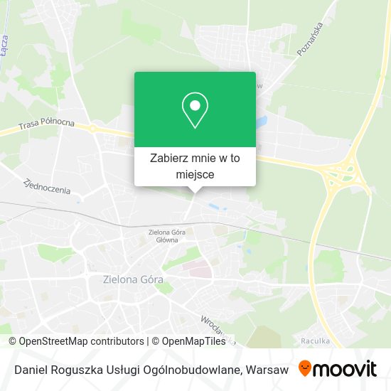 Mapa Daniel Roguszka Usługi Ogólnobudowlane