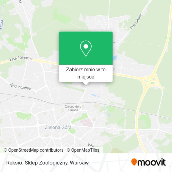 Mapa Reksio. Sklep Zoologiczny