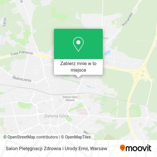 Mapa Salon Pielęgnacji Zdrowia i Urody Emii