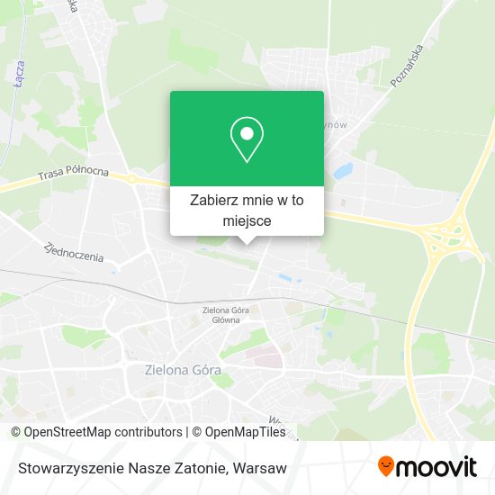 Mapa Stowarzyszenie Nasze Zatonie