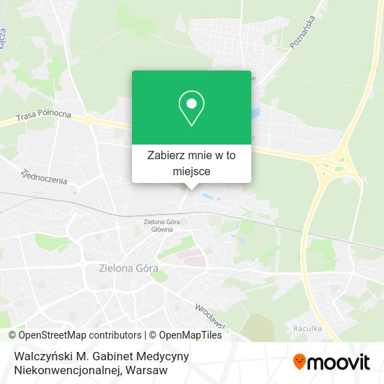 Mapa Walczyński M. Gabinet Medycyny Niekonwencjonalnej