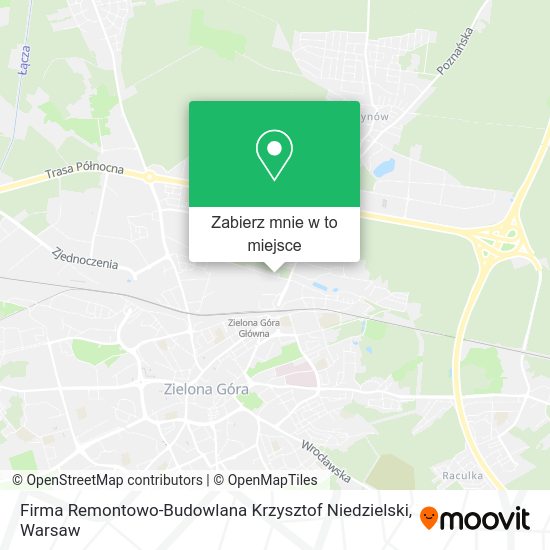 Mapa Firma Remontowo-Budowlana Krzysztof Niedzielski