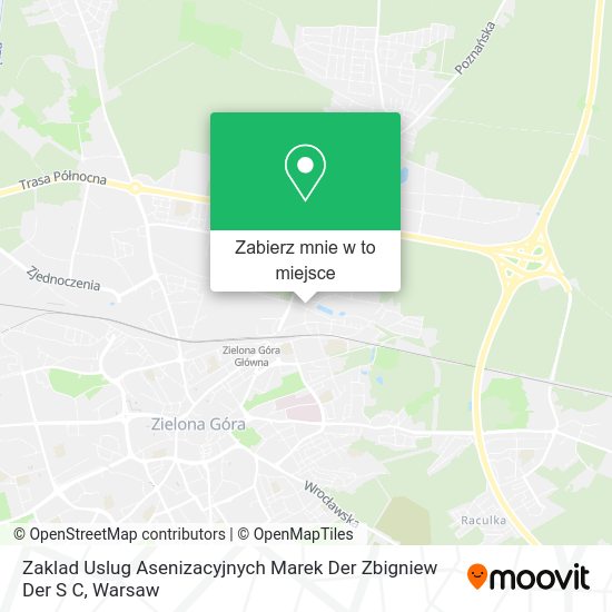 Mapa Zaklad Uslug Asenizacyjnych Marek Der Zbigniew Der S C