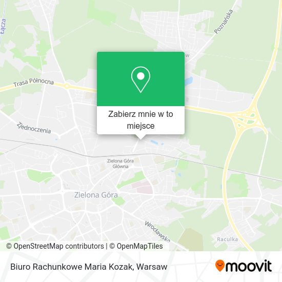 Mapa Biuro Rachunkowe Maria Kozak