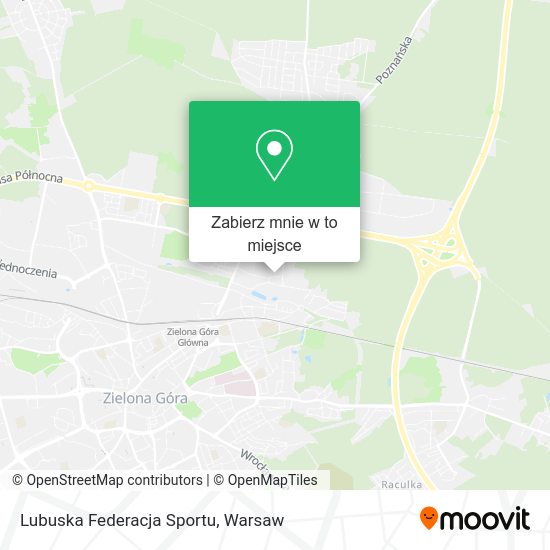 Mapa Lubuska Federacja Sportu