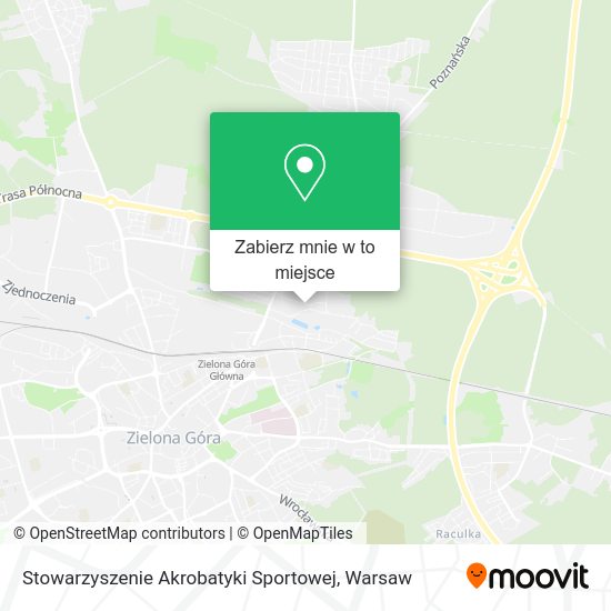 Mapa Stowarzyszenie Akrobatyki Sportowej