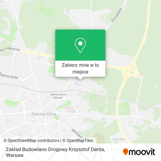 Mapa Zakład Budowlano Drogowy Krzysztof Derda