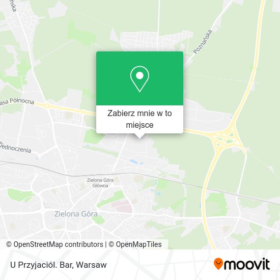 Mapa U Przyjaciól. Bar