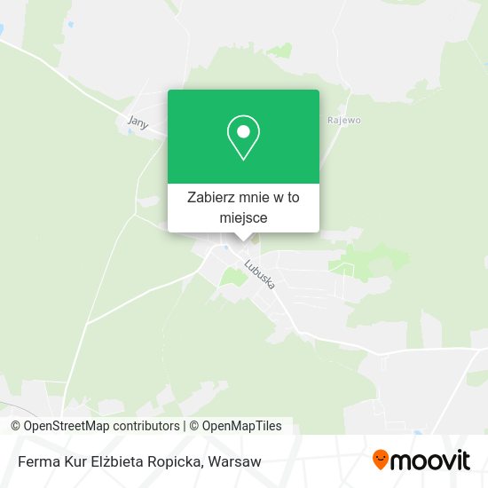 Mapa Ferma Kur Elżbieta Ropicka