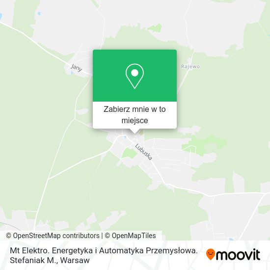 Mapa Mt Elektro. Energetyka i Automatyka Przemysłowa. Stefaniak M.