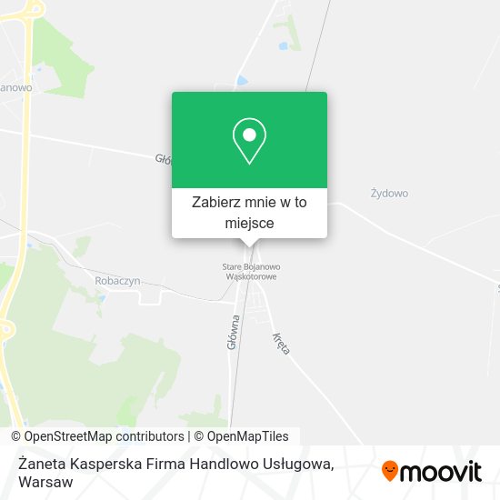 Mapa Żaneta Kasperska Firma Handlowo Usługowa