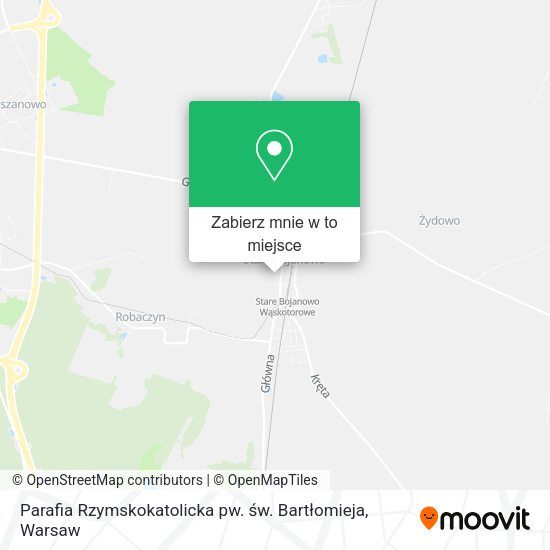 Mapa Parafia Rzymskokatolicka pw. św. Bartłomieja