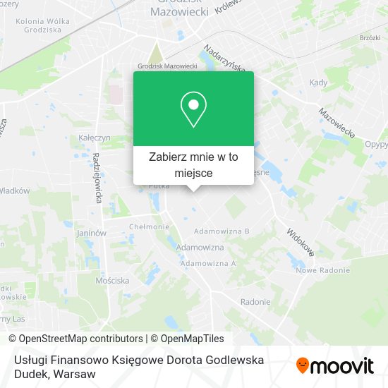 Mapa Usługi Finansowo Księgowe Dorota Godlewska Dudek