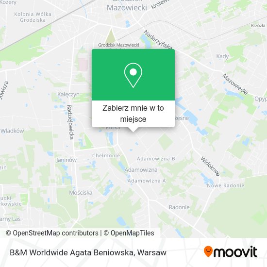 Mapa B&M Worldwide Agata Beniowska