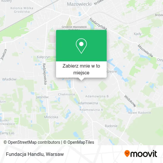 Mapa Fundacja Handlu