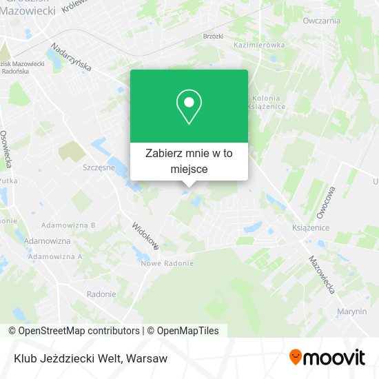 Mapa Klub Jeżdziecki Welt